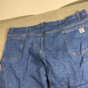 Big Bill Mens Double Knee Carpenter Denim Work Pants Blue 52x30 1993 STO